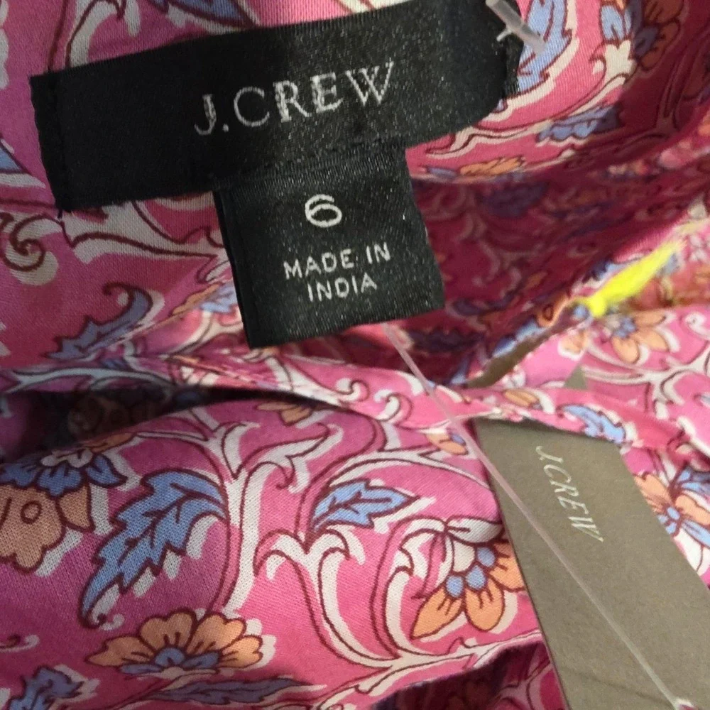 J. Crew crew embroidered